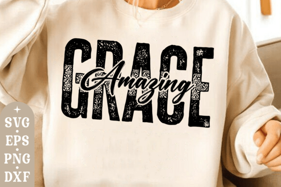 Amazing Grace SVG for T-Shirt Designs