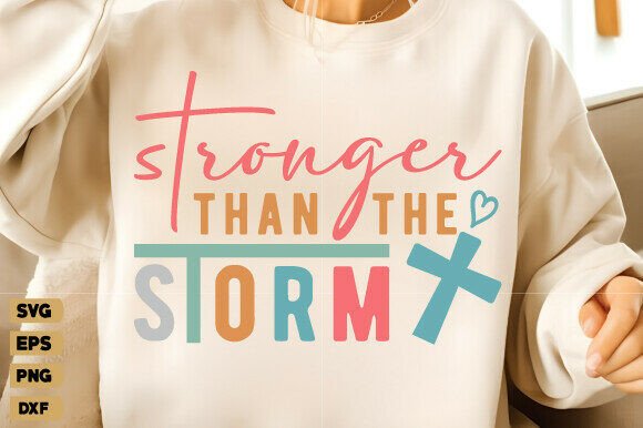 Boho Christian Svg, Stronger then the T-Shirt Designs