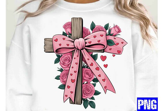 Checked Valentine Jesus Png for T-Shirt Designs