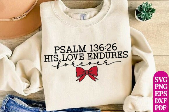 Christian Valentine Png, His Love SVG