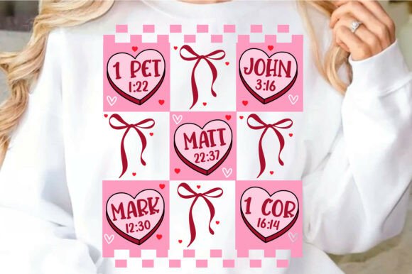 Christian Valentine PNG, Valentine SVG, T-Shirt Designs