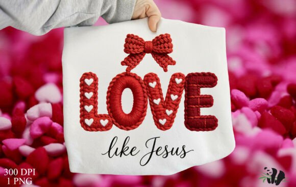 Christian Valentines Love Png for T-Shirt Designs