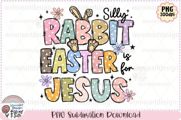 Easter Christian Quote Bunny Rabbit Cute T-Shirt Designs