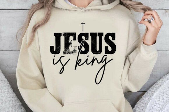 Jesus is King Svg, Christian Shirt T-Shirt Designs
