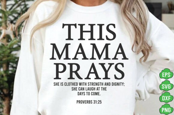 This Mama Prays SVG PNG, Mom Svg, Jesus