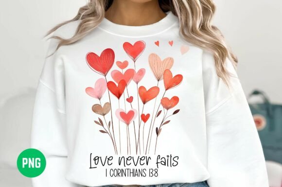 Valentines Png, Christian Valentines Day T-Shirt Designs