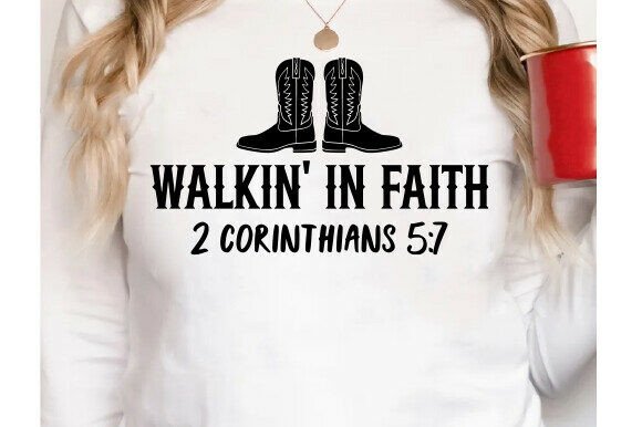 Walking in Faith SVG: T-Shirt Designs with Meaning
