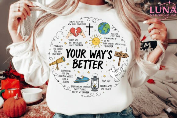 Your Ways Better Christian Doodle PNG
